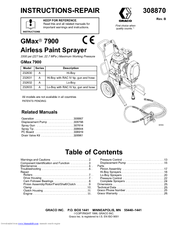 Graco GMax 308870 Instruction & Repair Manual
