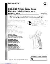 Graco SG2 Instructions Manual