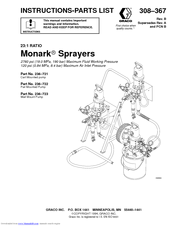 Graco Monark 236-721 Instructions Manual