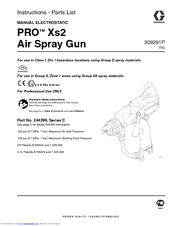 Graco PRO 309291P Instructions-Parts List Manual