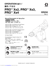 Graco PRO 309291 Operation Manual