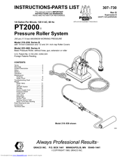Graco PT2000 Instructions And Parts List