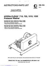 Graco Hydra-Clean 720 Instructions And Parts List