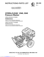 Graco Hydra-Clean 800-638 Instructions-Parts List Manual