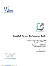 Grandstream Networks GXP-1400 Configuration Manual