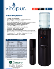 vitapur Classic VWD5276BLK Specification Sheet