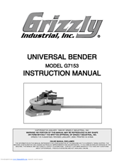 Grizzly G7153 Instruction Manual