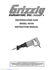 Grizzly H0799 Instruction Manual
