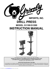 Grizzly G1200 Manuals | ManualsLib