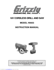 Grizzly H0603 Instruction Manual