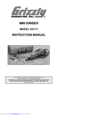 Grizzly H3117 Instruction Manual