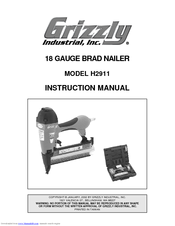 Grizzly H2911 Instruction Manual