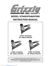 Grizzly H7946 Instruction Manual