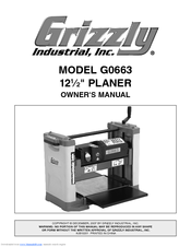 Grizzly G0663 Owner's Manual