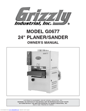Grizzly G0677 Owner's Manual