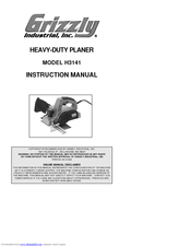 Grizzly H3141 Instruction Manual
