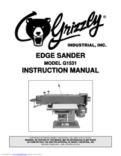 Grizzly G1531 Instruction Manual