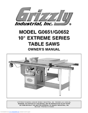 grizzly tsc-10l manual
