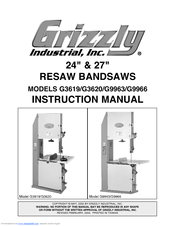 Grizzly G9963 Instruction Manual