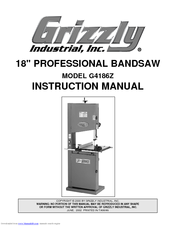 Grizzly G4186Z Instruction Manual