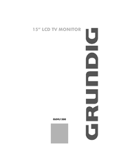 Grundig GUVL1500 User Manual