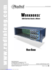 Radial Engineering WORKHORSE 500 SERIES User Manual