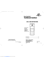 Guardian Germ Guardian TS3000 Use & Care Instructions Manual