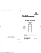 Guardian Germ Guardian TS3000CA Use & Care Instructions Manual