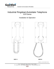 Guardian SCR 41 Installation And Operation Manual