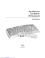 Gyration GyroRemote and Mobile RF Keyboard User Manual