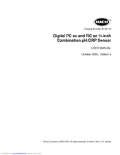 Hach 6120118 User Manual