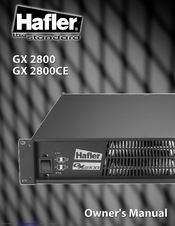 Hafler GX2800 Owner's Manual