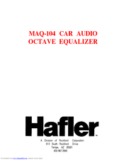 Hafler MAQ-104 Owner's Manual