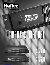 Hafler SR2300 Owner's Manual
