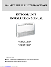 Haier AC142XCERA Installation Manual