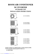 Haier AU182AFERA Installation Instructions Manual