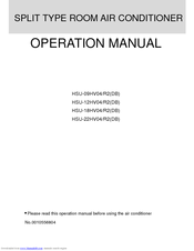 Haier HSU-22HV04 Operation Manual