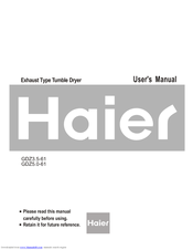 Haier GDZA3.5-61 User Manual