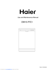 Haier 120505609 Use And Maintenance Manual