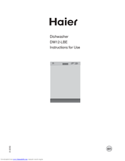 Haier DW12-LBE Instructions For Use Manual