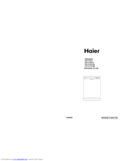 Haier DW12-PFE1SS Instructions For Use Manual