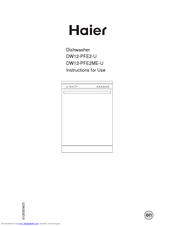 Haier DW12-PFE2ME Instructions For Use Manual