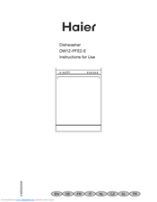 Haier DW12-PFE2-E Instructions For Use Manual