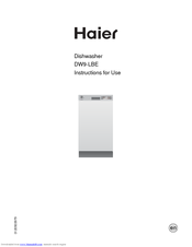 Haier DW9-LBE Instructions For Use Manual