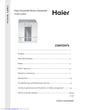 Haier WQP4-2000N User Manual