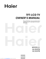 Haier HL26ATB Owner's Manual