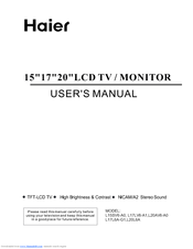 Haier L20AV6-A0 User Manual