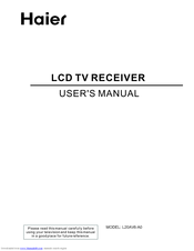 Haier L20AV6-A0 User Manual