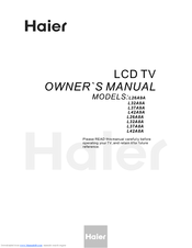 Haier L37A9A Owner's Manual