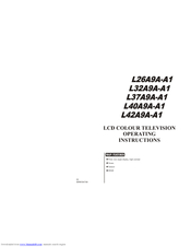 Haier L32A9A-A1 Operating Instructions Manual